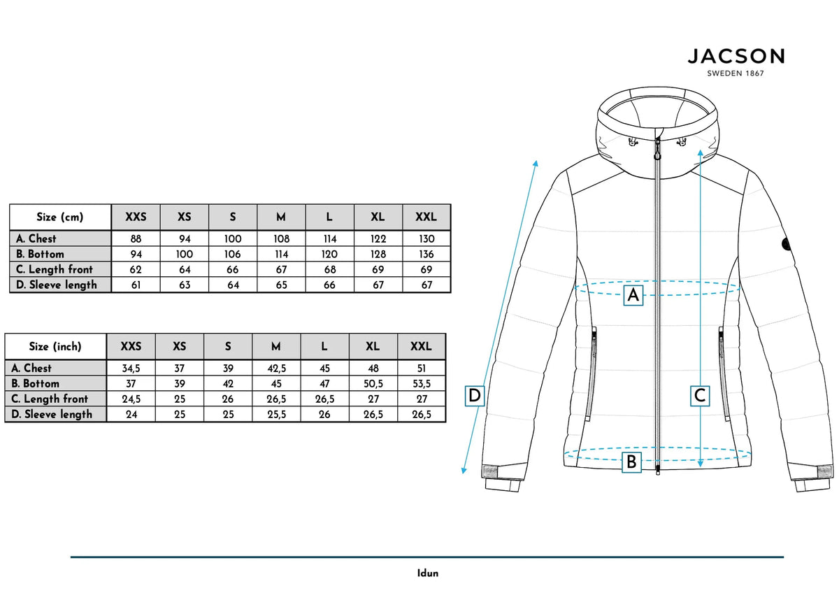 Jacson Idun Vinterjacka Beige