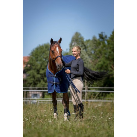 RIDING WORLD Polar fleece sheet with cross surcingles