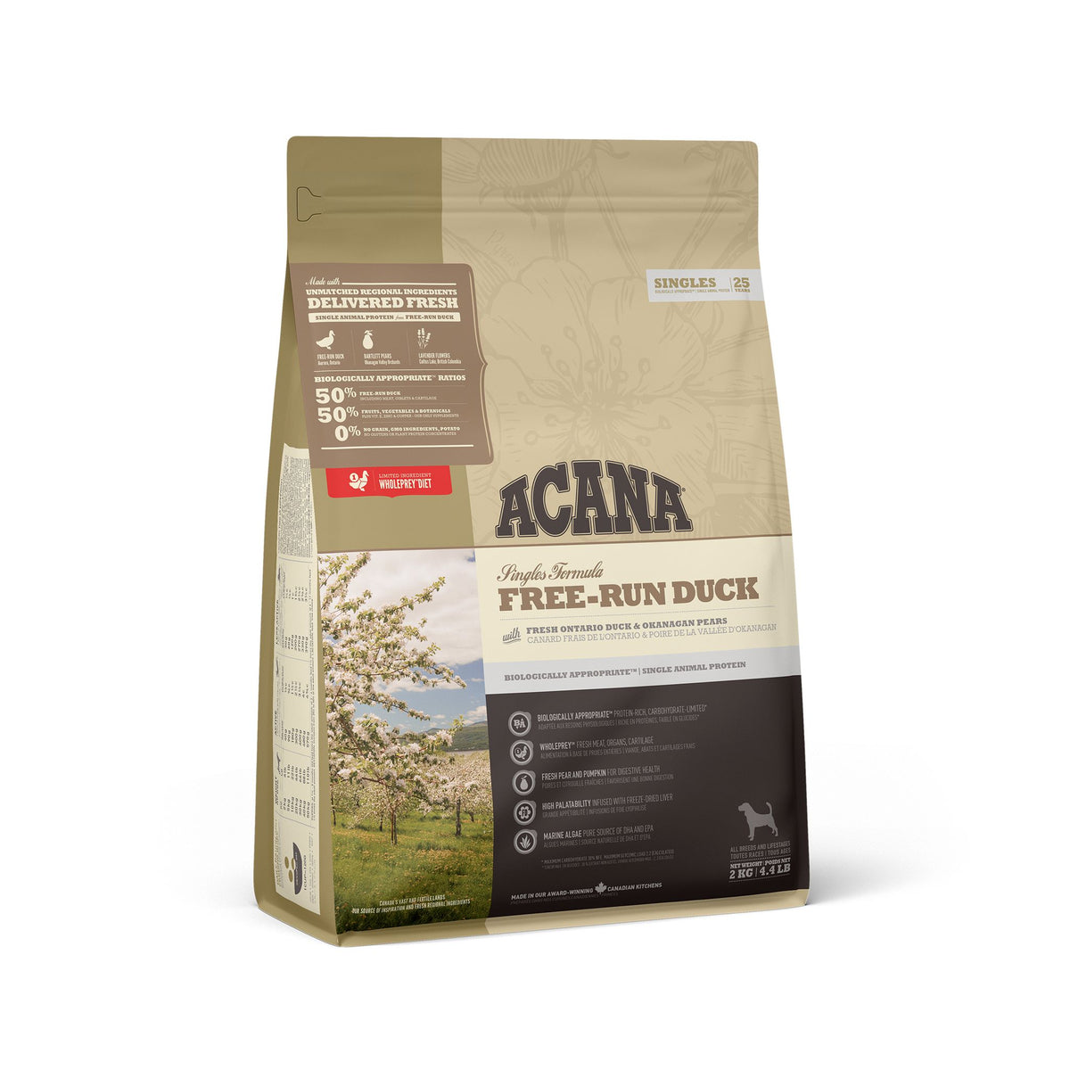Acana Free-Run Duck Torrfoder för hund