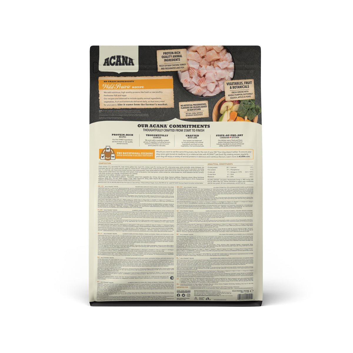Acana Wild Prairie Recipe Torrfoder för hund